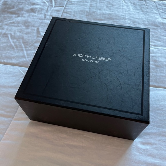 Judith Leiber Crystal Crossbody Clutch Multi Color Rainbow Fizzy - Picture 5 of 8